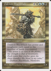 Dakkon Blackblade / Dakkon Blackblade - Magic: The Gathering - MoxLand